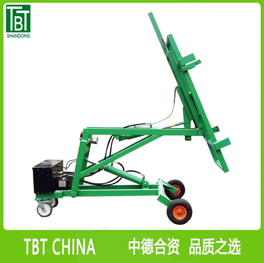 Flip over wall panel upright machine